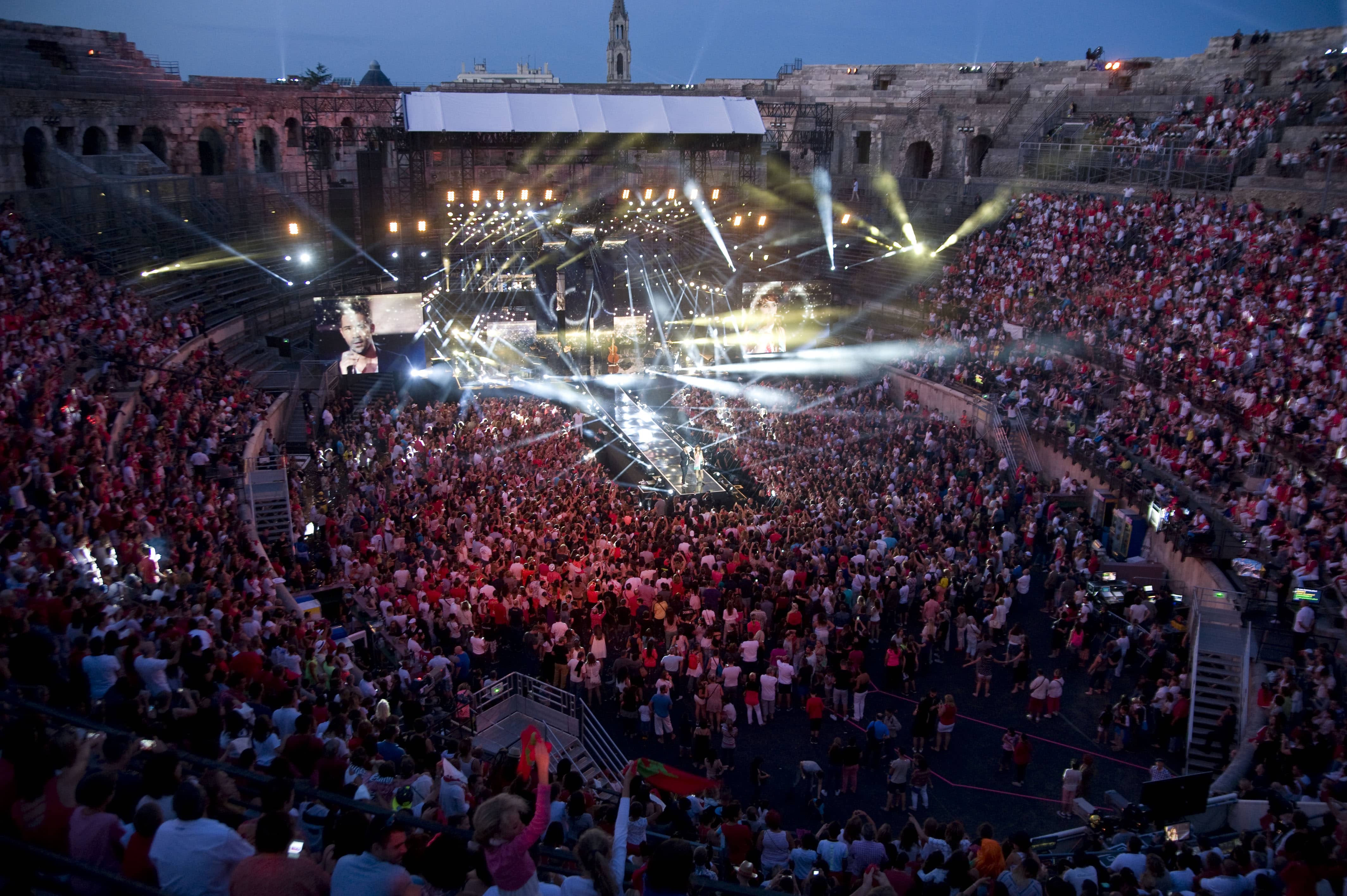 Concert Tf1 Arenes Chanson De L Annee Credit Ville De Nimes 0005 Festival De Nimes